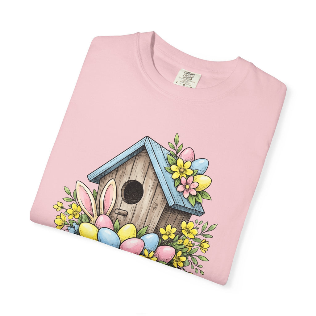 Bunny Bird Home Shirt Easter Outdoor Unisex Gift Line Art product image 11