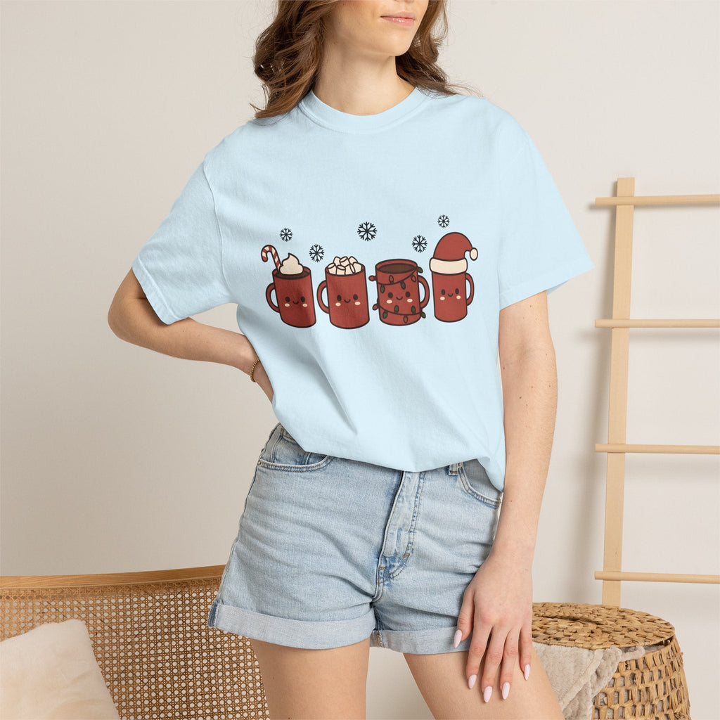 Adorable Hot Chocolate Mugs Shirt Christmas Holiday Unisex product image 9