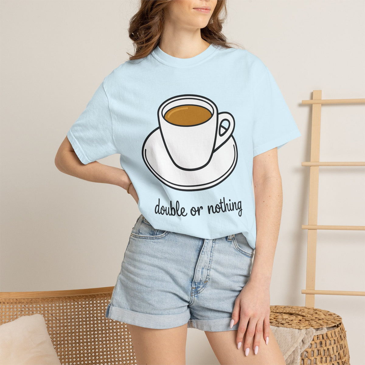 Espresso Cup Shirt Coffee Gourmet Unisex Gift Caricature Tee Coffee Mug T-Shirt