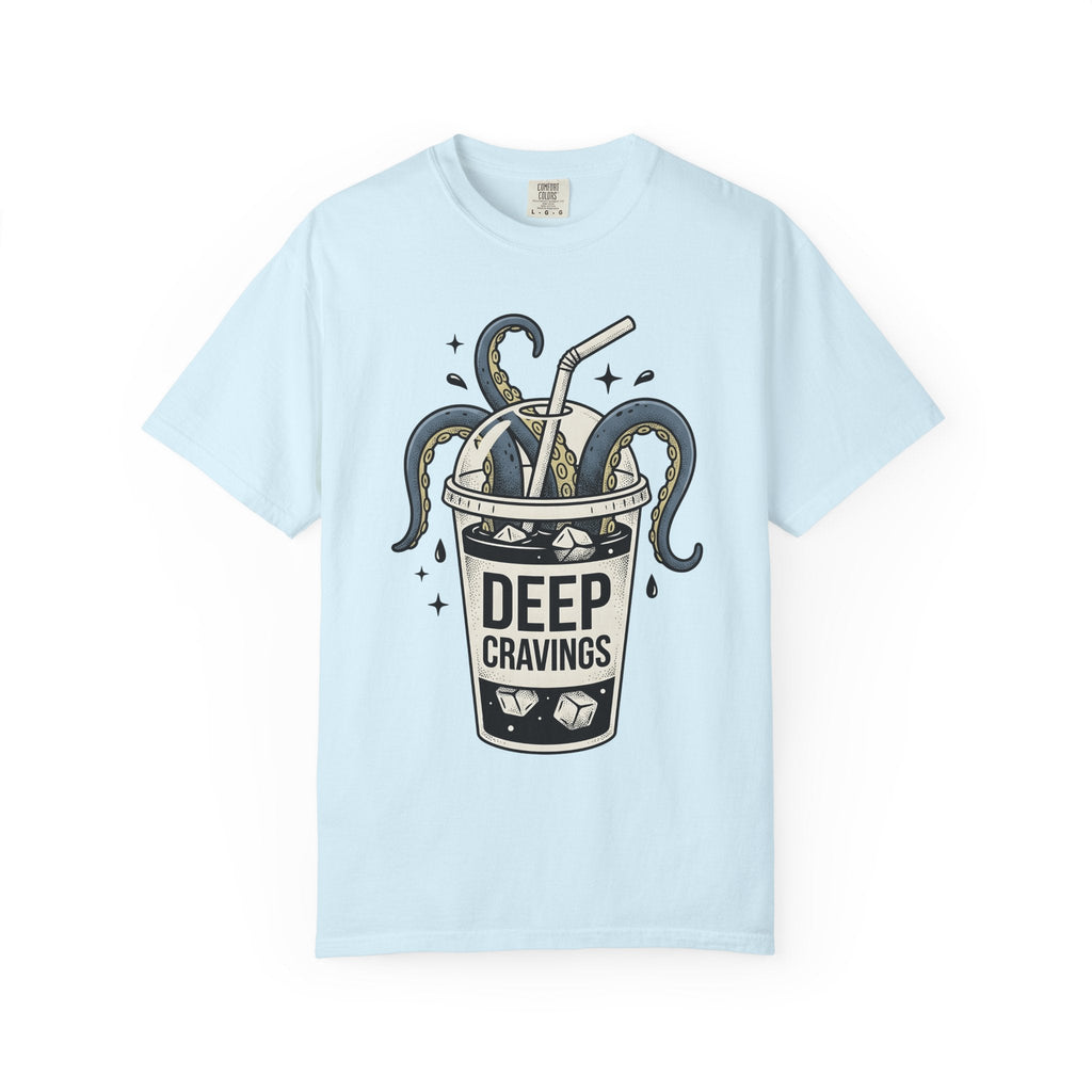 Octopus Cup Shirt Coffee Saltwater Unisex Gift Cartoon Tee Mug T-Shirt Coffee