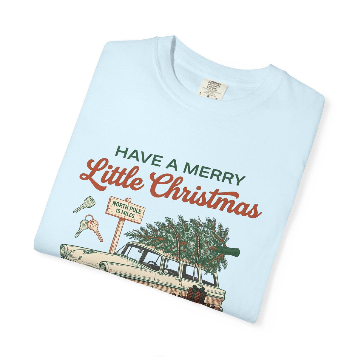Vintage Car Shirt Christmas Holiday Unisex Gift Hand Drawn product image 8