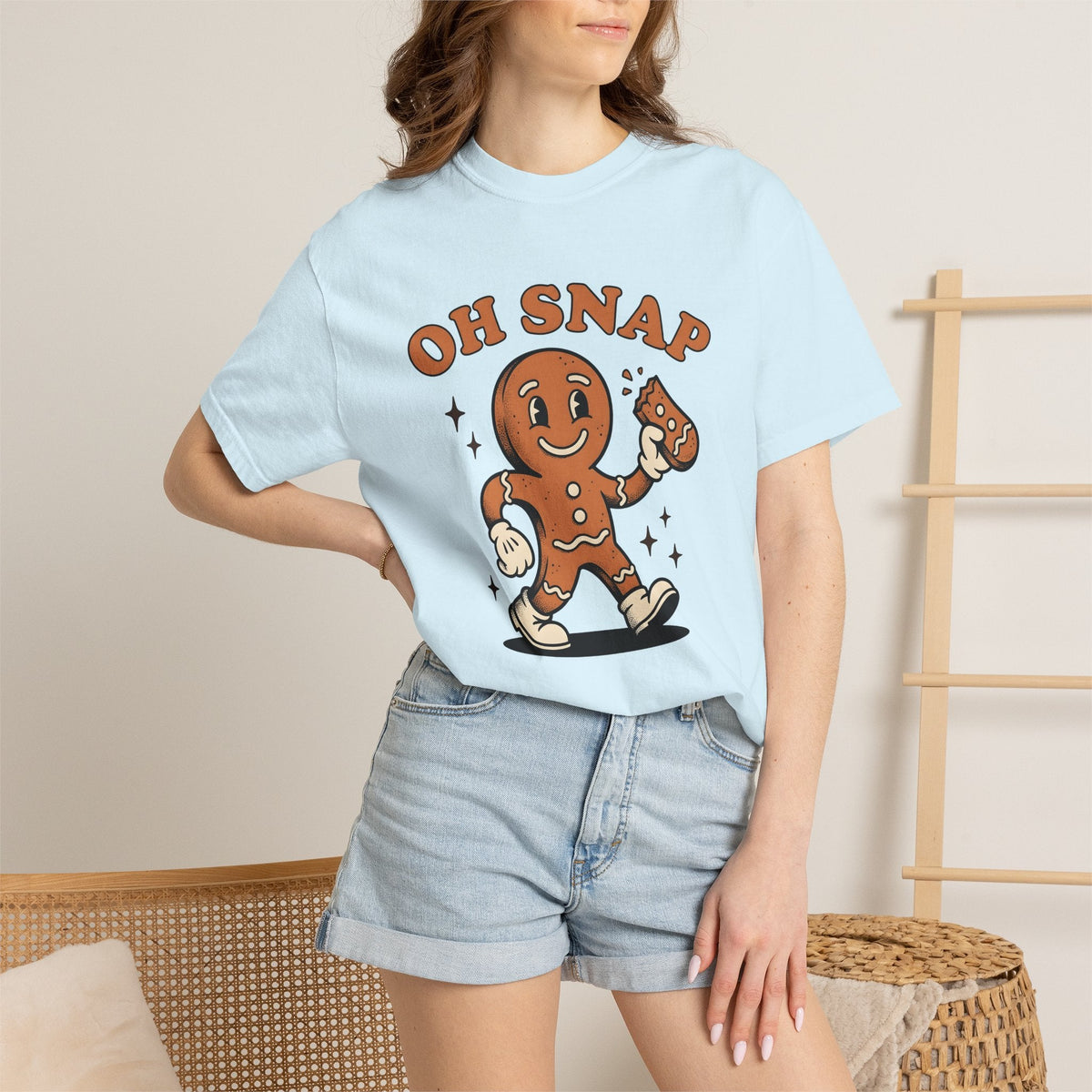 Gingerbread Cookie Shirt Holiday Xmas Unisex Gift Comic Tee product image 10