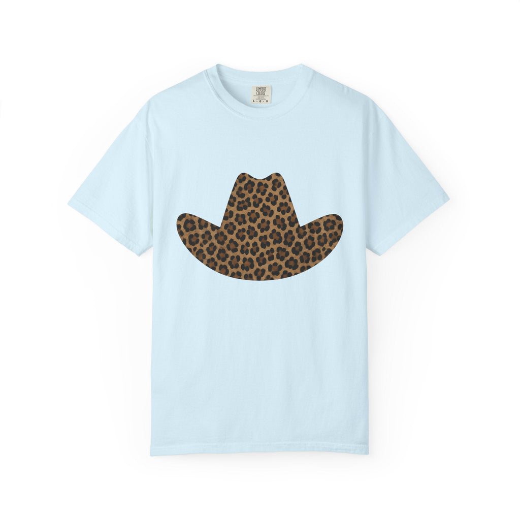 Spotted Cowboy Hat Shirt Animal Print Rustic Unisex Gift Graphic Tee Cowboy Hat