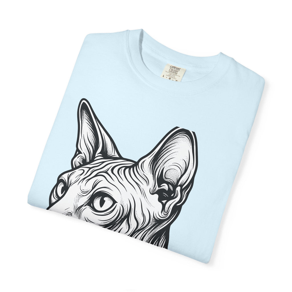 Sphynx Feline Shirt Cat Animal Unisex Gift Outline Tee product image 8
