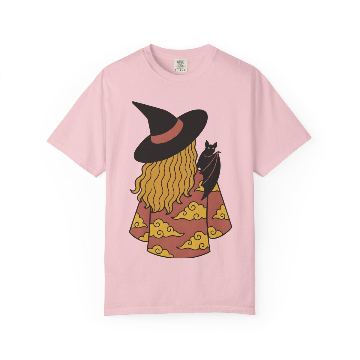 Witch Bat Shirt Halloween Spell Unisex Gift Animated Tee product image 3