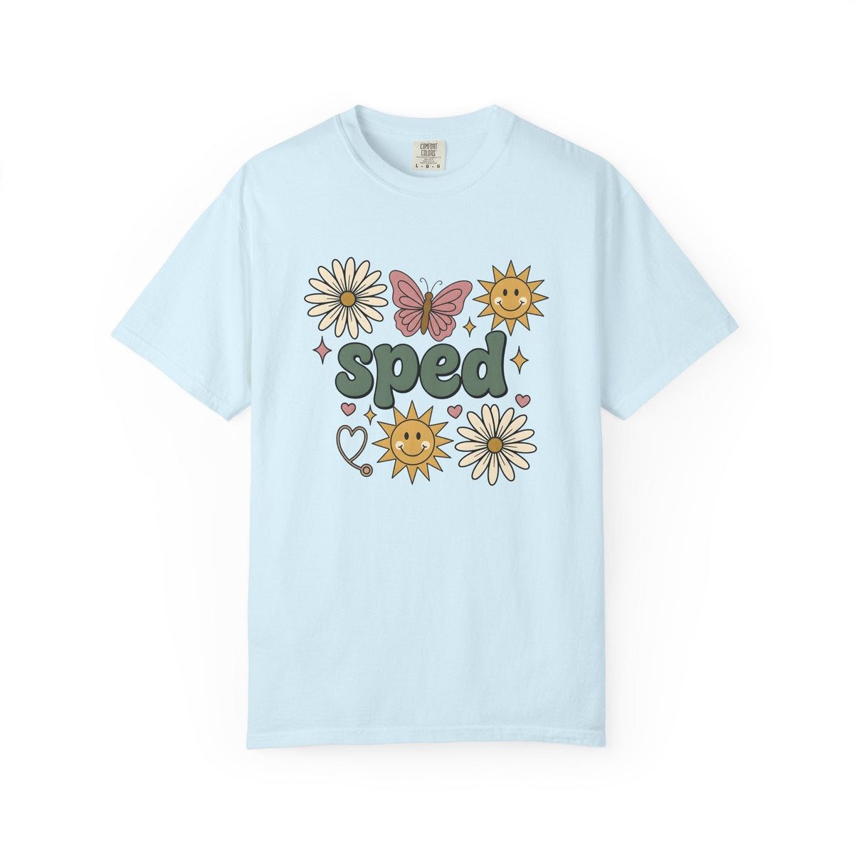 Sunflower Daisy Butterfly Shirt Teachers Floral Unisex Gift product image 2