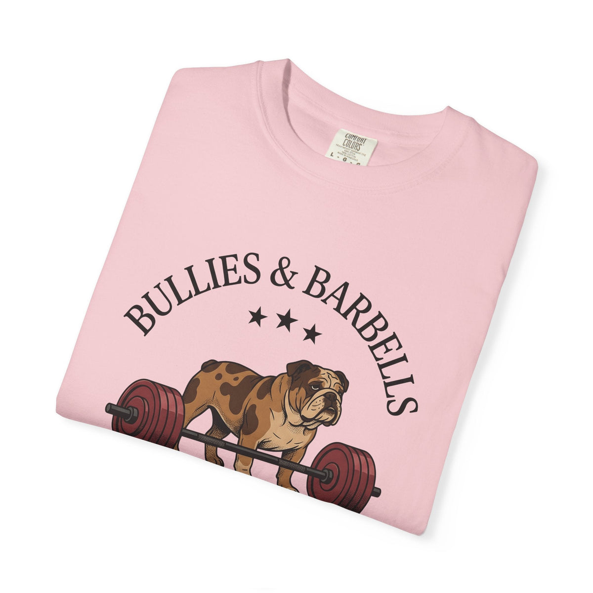 Bulldog Barbell Shirt Sports Fitness Unisex Gift Cartoon product image 11
