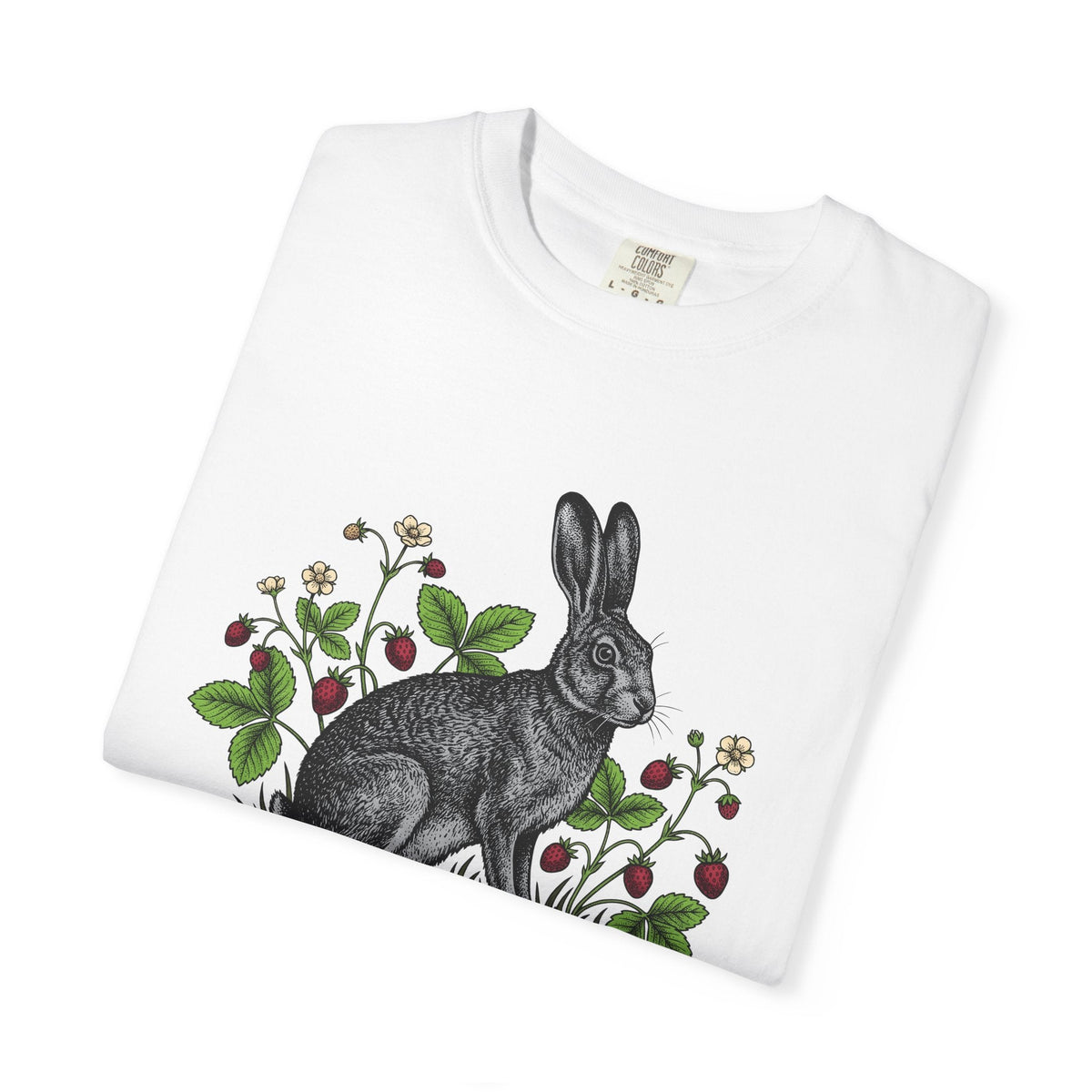 Hare Drawing Shirt Animals Wildlife Unisex Gift Garden Tee product image 5
