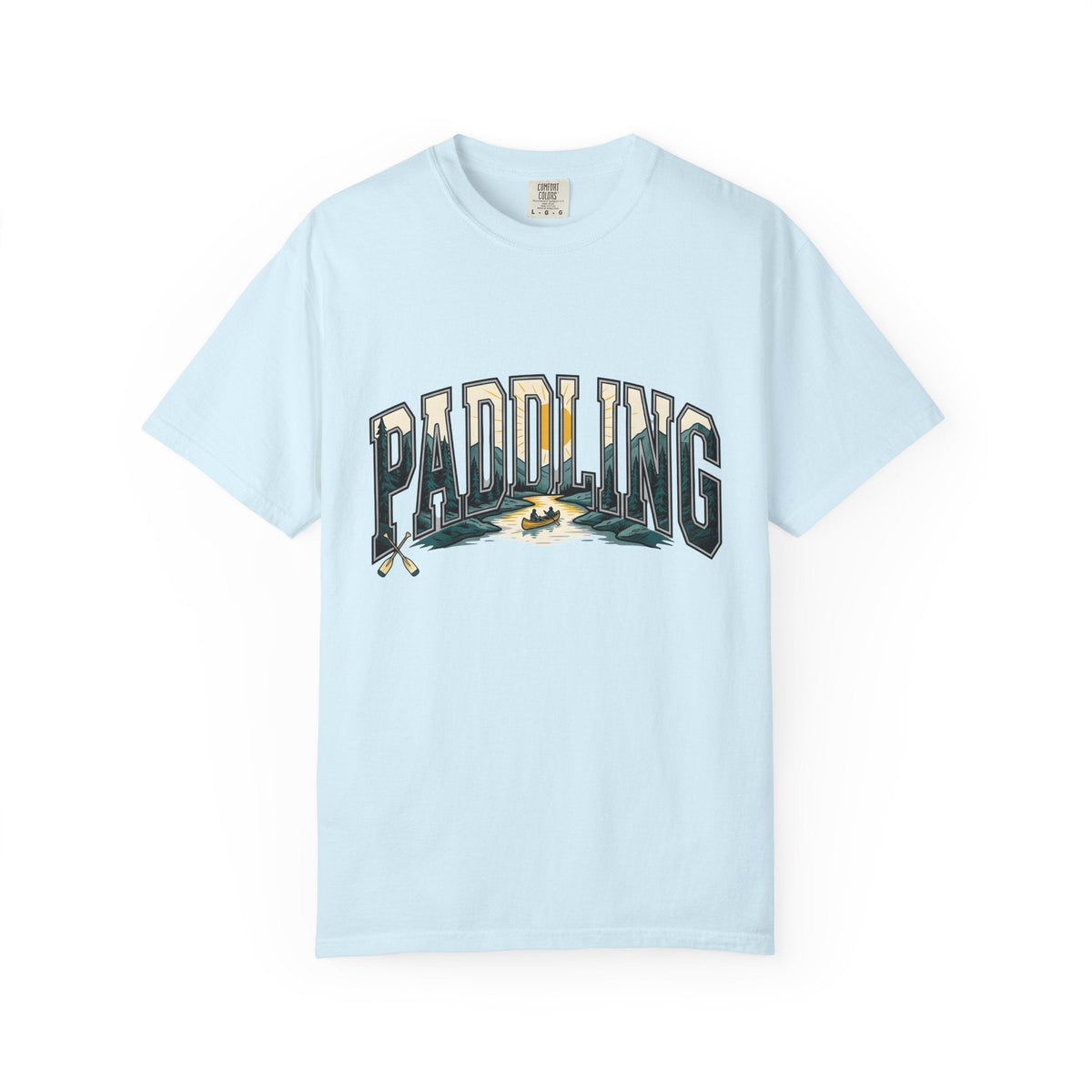 Kayak Stream Shirt Sports Outdoors Unisex Gift Retro Tee product image 2