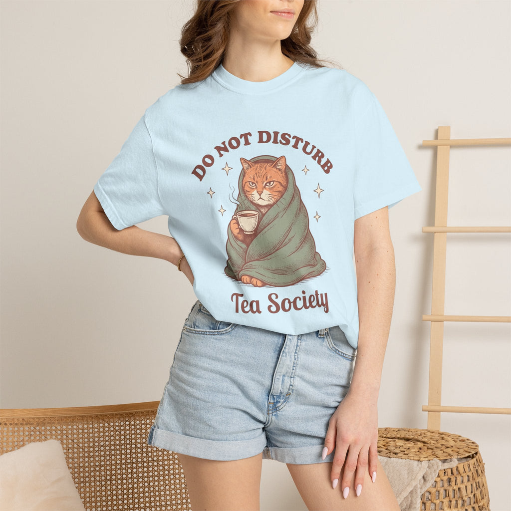 Kitten Blanket Shirt Tea Mammal Unisex Gift Distressed Tee Baby Blanket T-Shirt