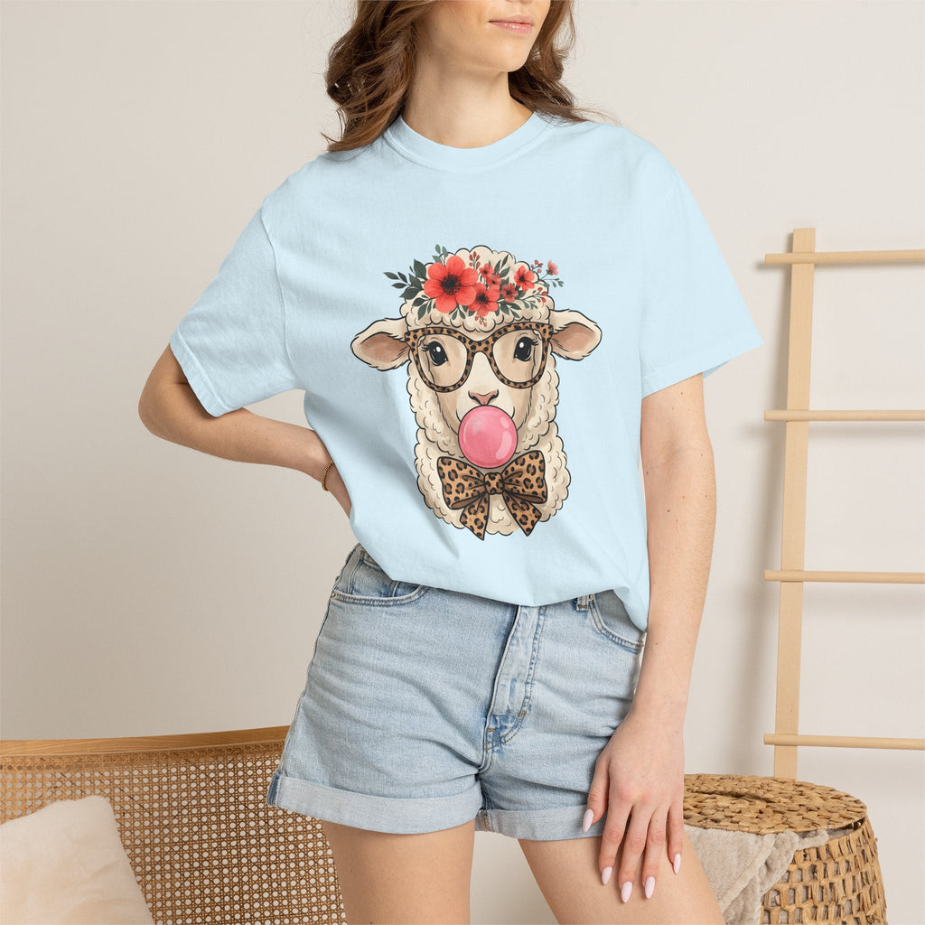 Sheep Illustration Shirt Easter Wildlife Unisex Gift Rustic product image 9