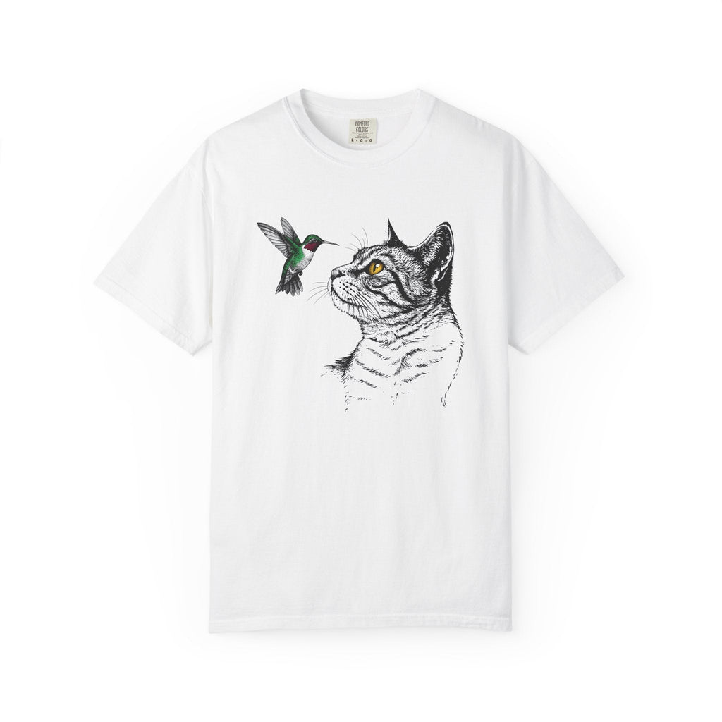 Feline Portrait Shirt Cat Pet Unisex Gift Line Art Tee product image 1