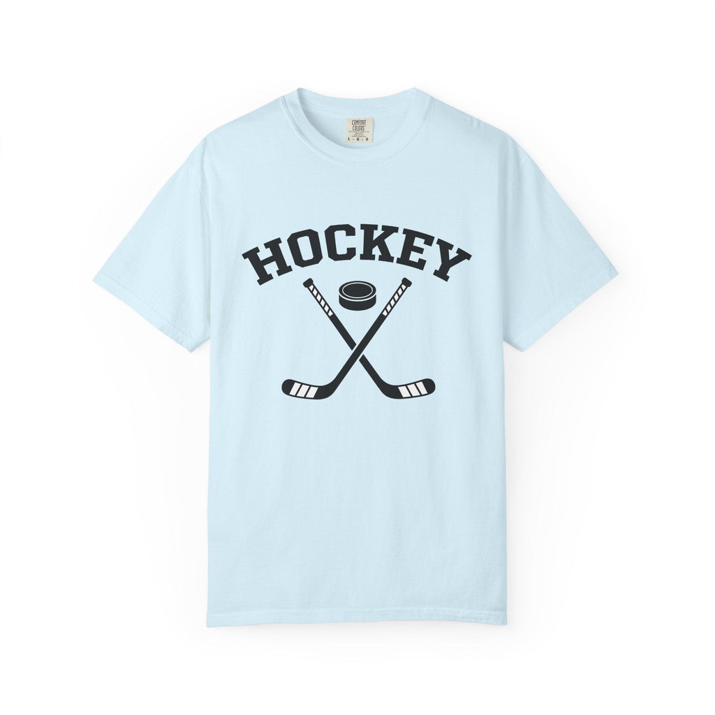 Hockey Sticks Puck Shirt Sport Gift Women Thick Tee Gear product image 2