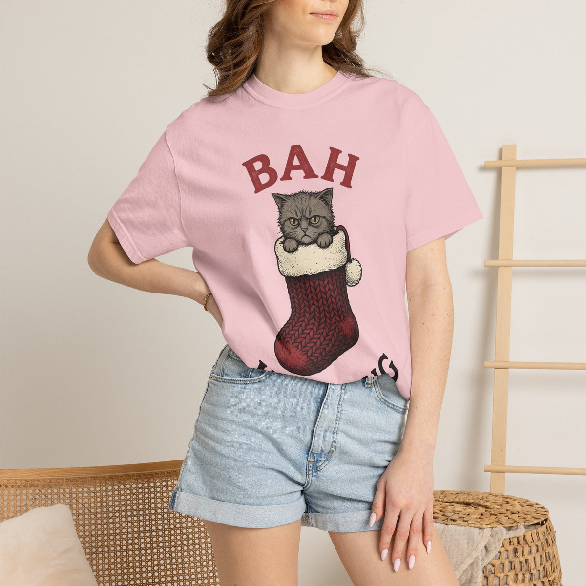 Angry Cat Sock Shirt Cat Festive Unisex Gift Retro Tee Furry Sock T-Shirt Cat