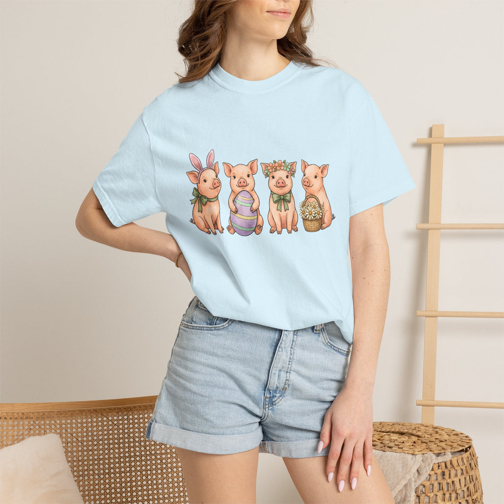Pig Pack Shirt Easter Beasts Unisex Gift Lovable Tee Piggy product image 9