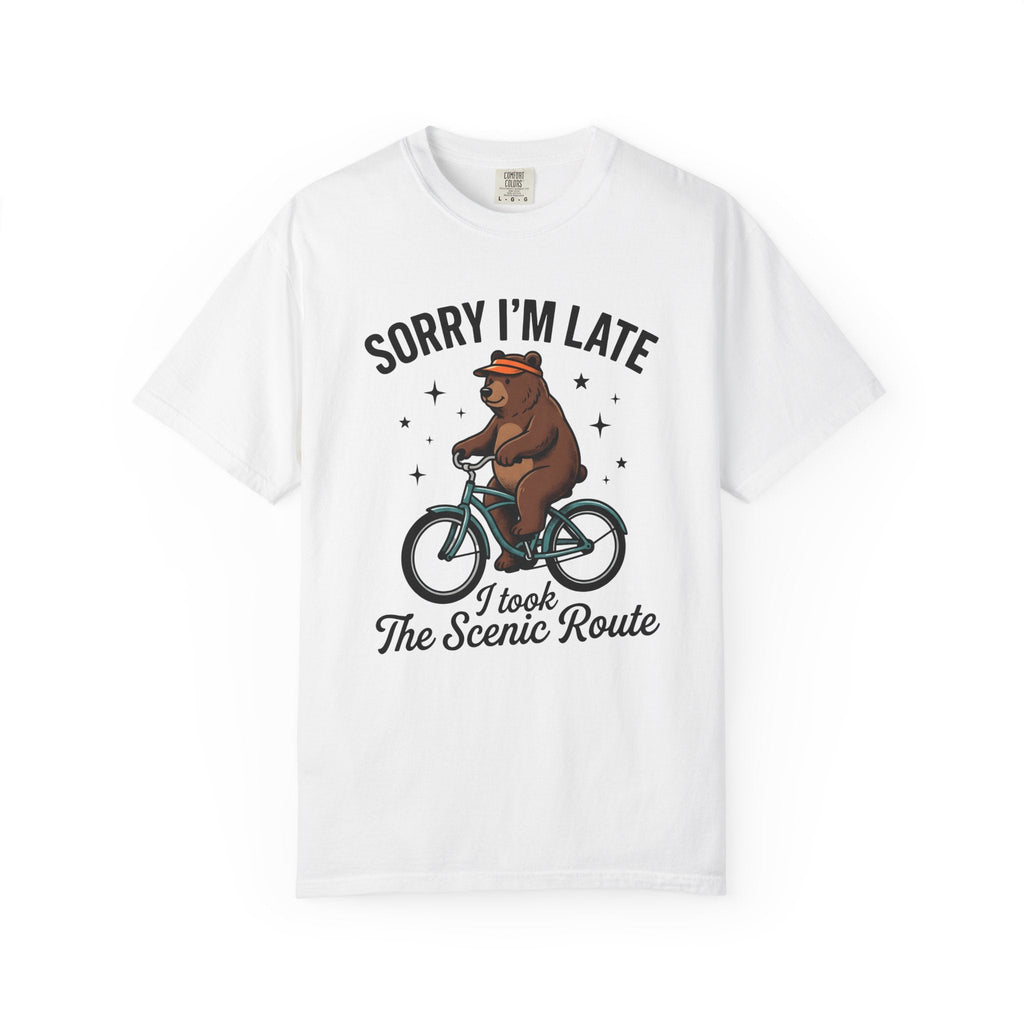 Bear Bike Shirt Funny Wildlife Unisex Gift Comic Tee product image 1