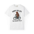 Bear Bike Shirt Funny Wildlife Unisex Gift Comic Tee product image 1