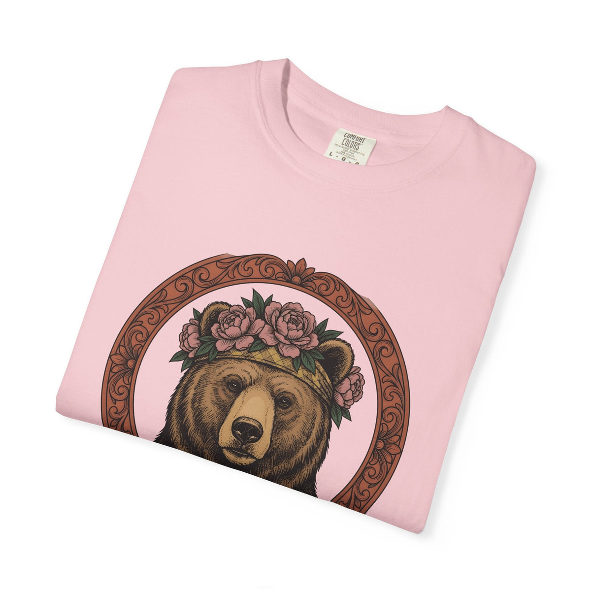 Bear Floral Crown Shirt Animals & Flowers Nature Unisex product image 11