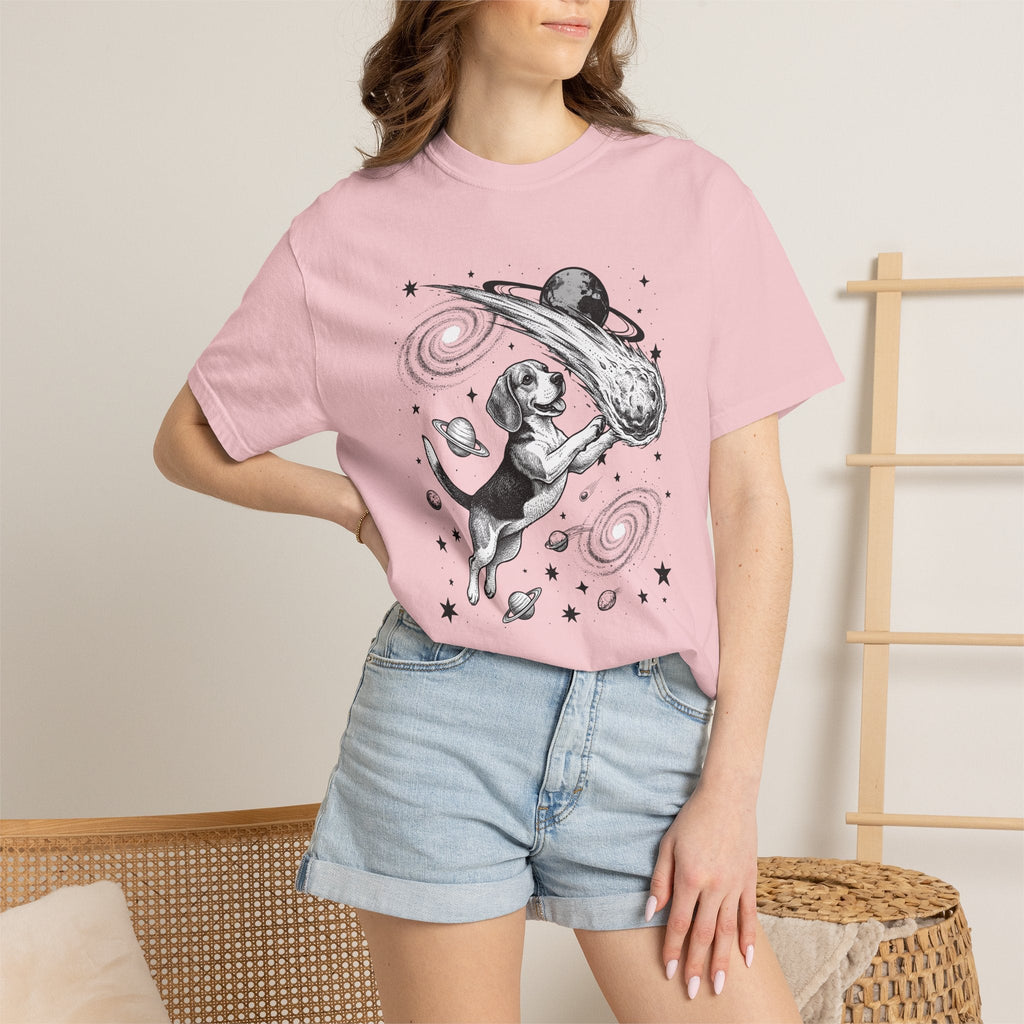 Beagle Rocket Shirt Dog Cosmos Gift Women Retro Tee Hound product image 12