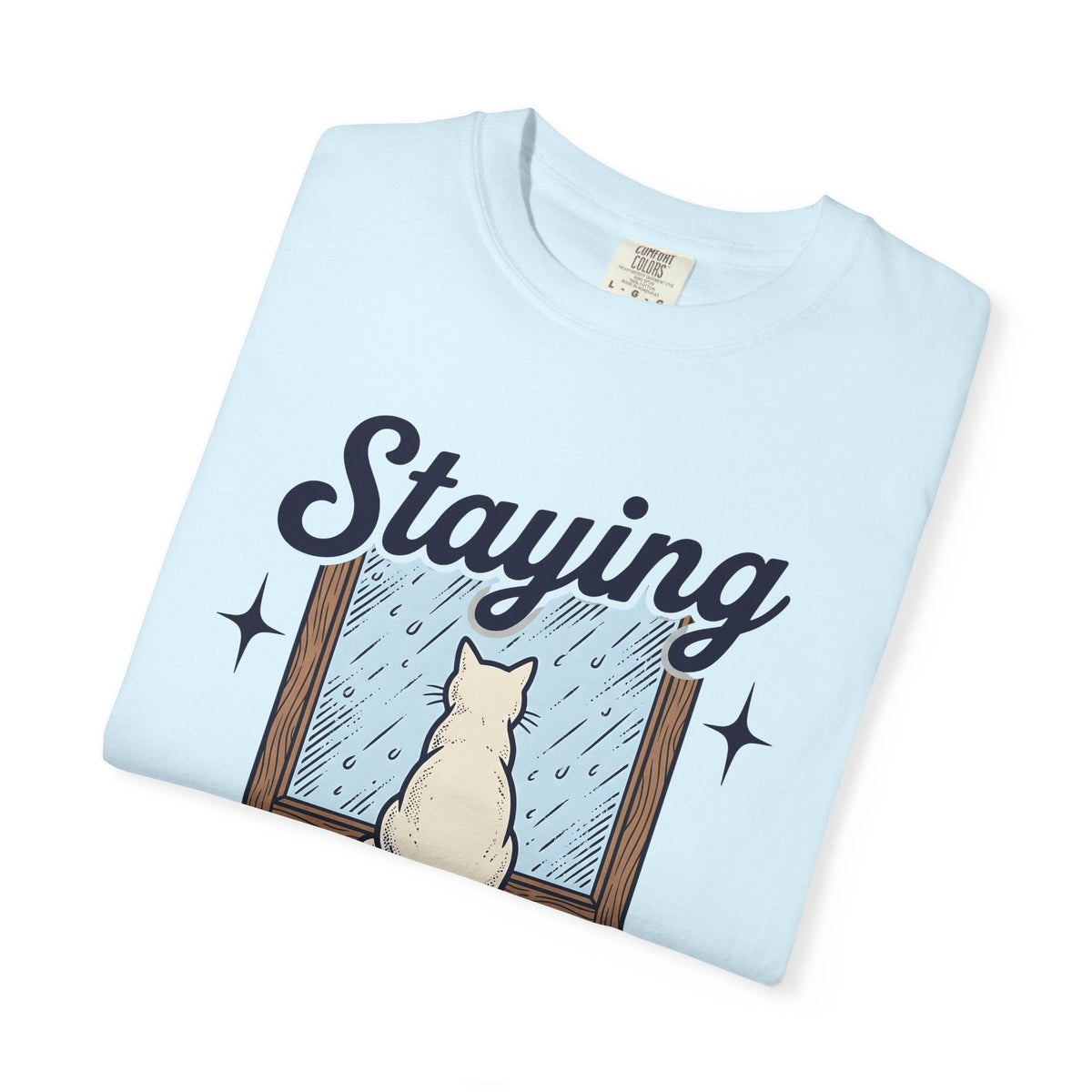 Cat Window Shirt Decor Gift Women Sketch Tee Perch T-Shirt product image 8