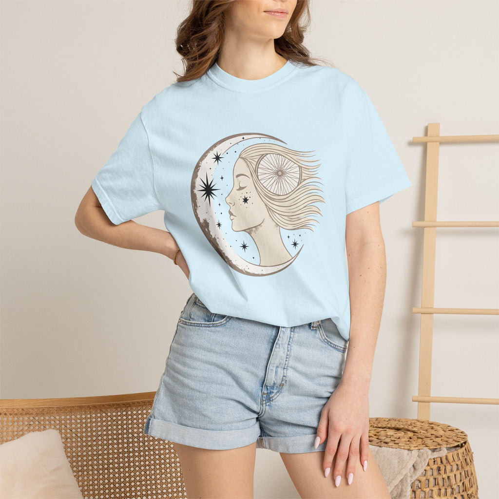 Moon Goddess Shirt Sports Celestial Gift for Women Boho Tee product image 9