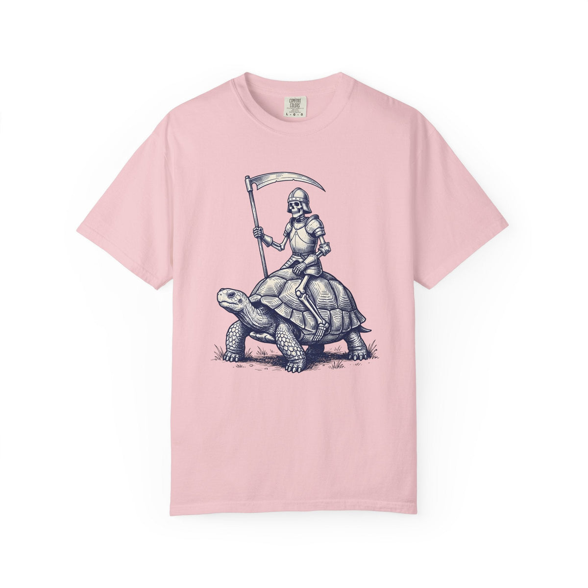 Skeleton Warrior Turtle Shirt Gothic Autumn Unisex Gift product image 3