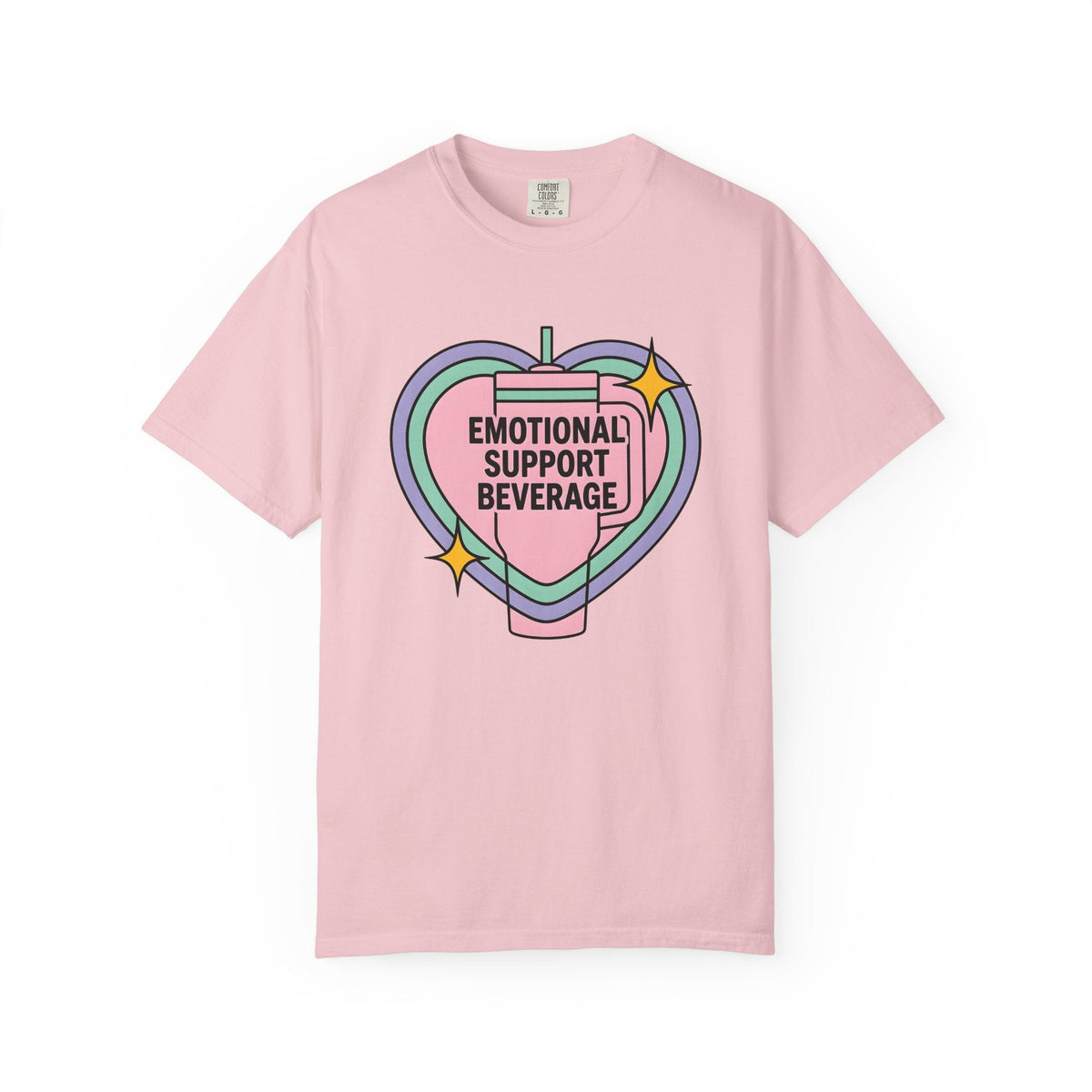 Insulated Cup Shirt Coffee Wellness Unisex Gift Soft Colors Tee Tumbler T-Shirt