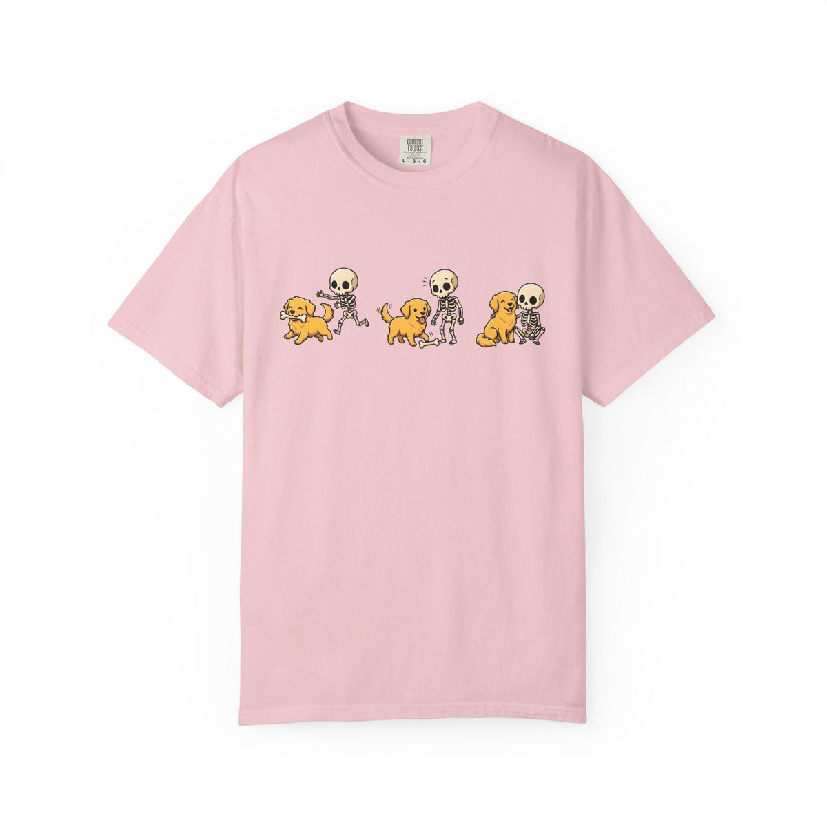 Canine Skeleton Shirt Halloween Pets Unisex Gift Doodle Tee product image 3
