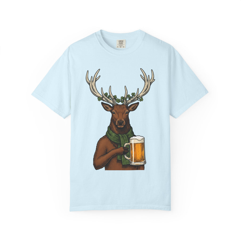 Deer Beer Mug Shirt St Patrick's Day Beer Unisex Gift Vintage Tee Beer Stein