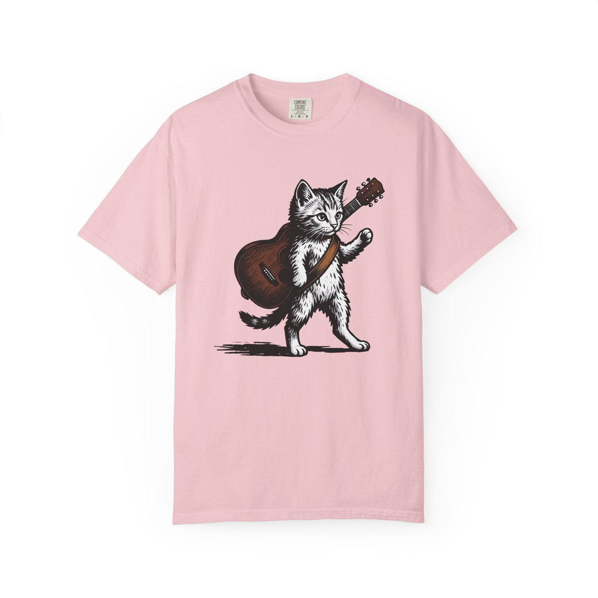 Feline Guitar Shirt Cat Sound Unisex Gift Classic Tee product image 3