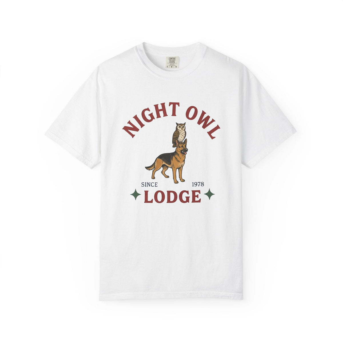German Shepherd Owl Shirt Dog Fauna Unisex Gift Classic Tee product image 1