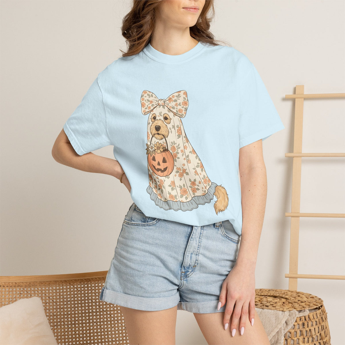 Dog Ghost Shirt Halloween Unisex Gift Whimsical Tee Specter product image 10