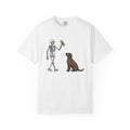 Bony Dog Shirt Scary Unisex Gift Animated Tee Hound T-Shirt product image 1