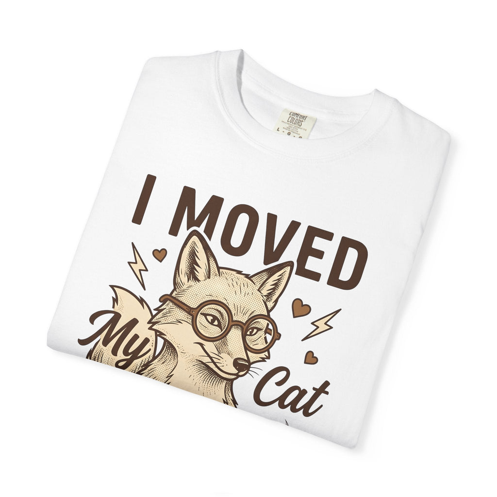 Red Fox Cat Shirt Animal Drink Unisex Gift Cartoon Tee product image 5