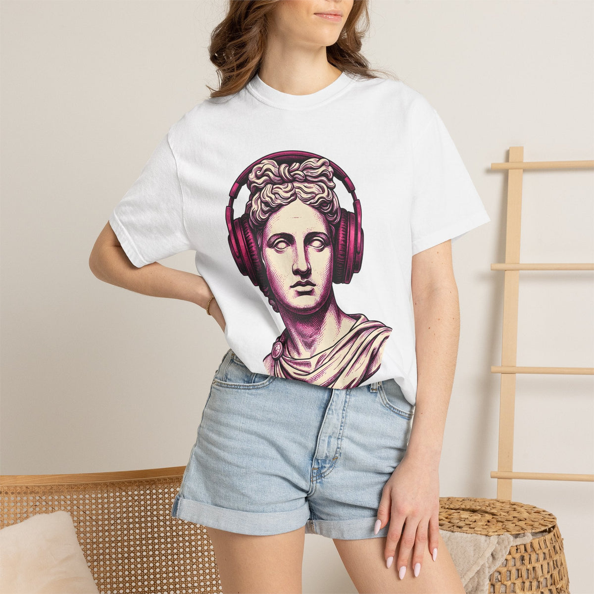 Greek Statue Earbuds Shirt St. Valentine's Day Look Unisex product image 6