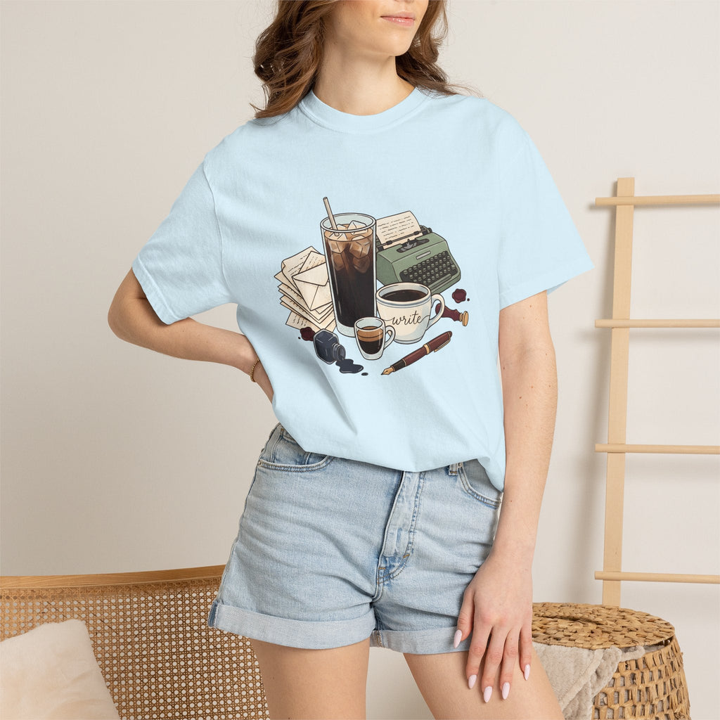 Espresso Drinks Shirt Coffee Novelist Unisex Gift Line Art product image 9