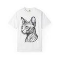 Sphynx Feline Shirt Cat Animal Unisex Gift Outline Tee product image 1