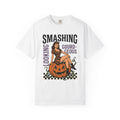 Pinup Girl Pumpkin Shirt Halloween Gift for Women Vintage product image 1