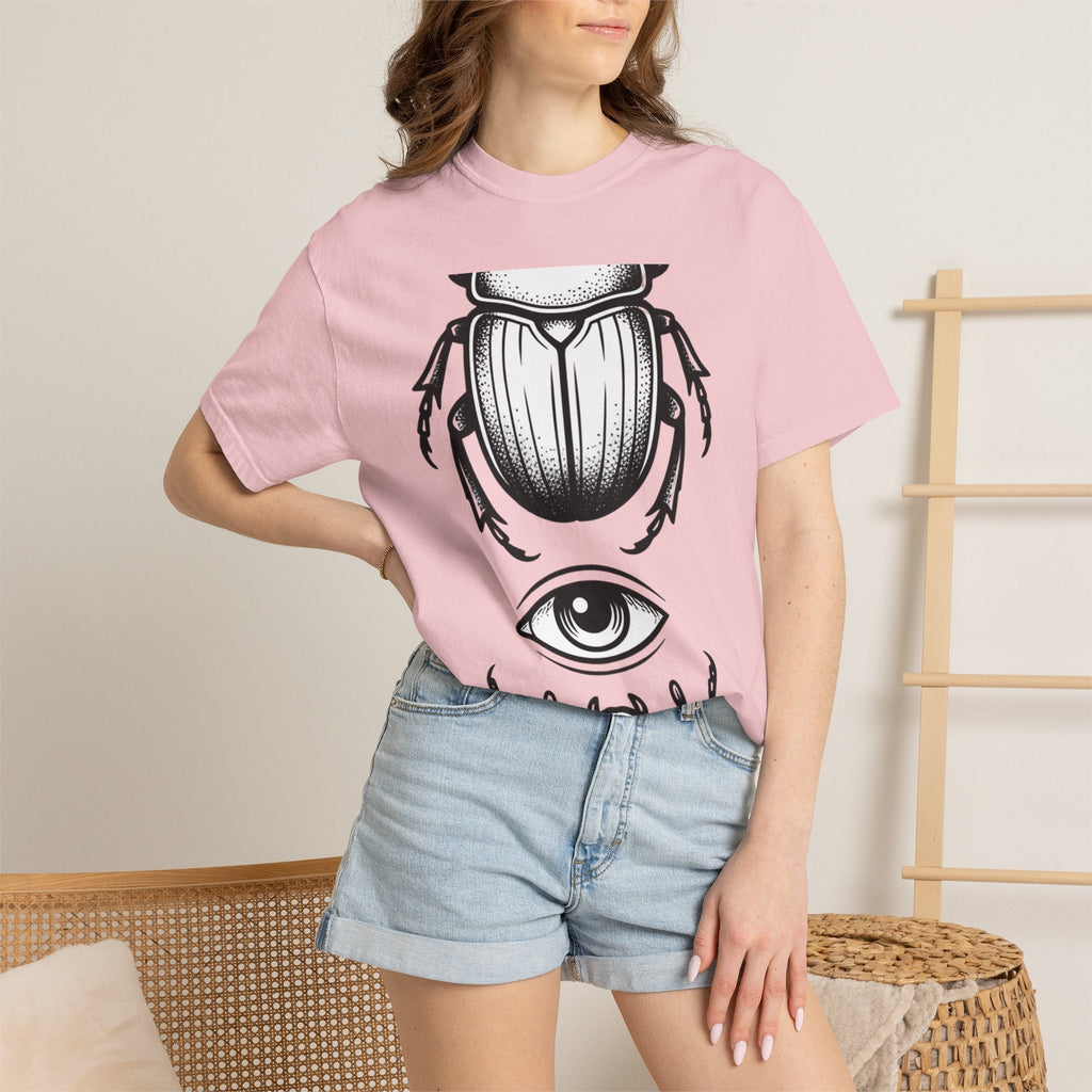 Jewel Beetle Shirt Occult Unisex Gift Line Art Tee product image 12