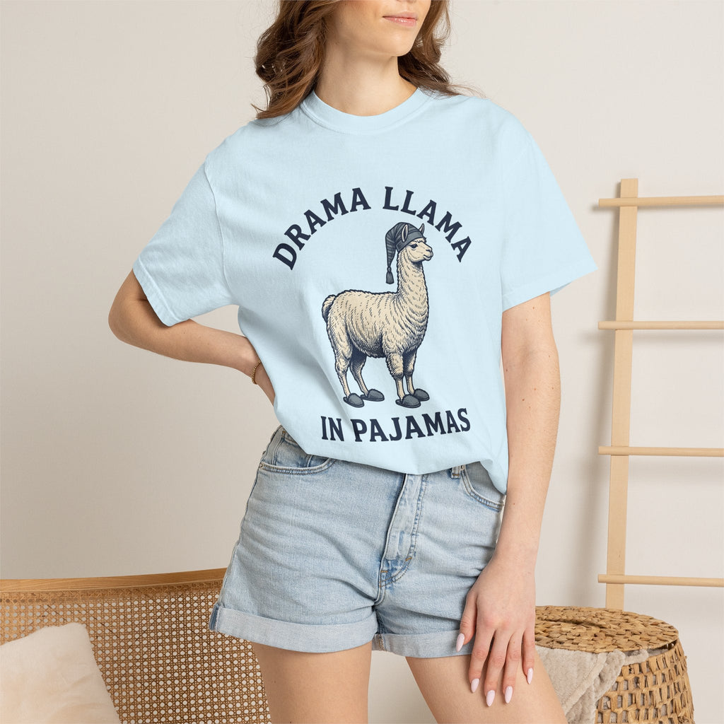 Llama Nightwear Shirt Funny Wildlife Unisex Gift Distressed product image 9