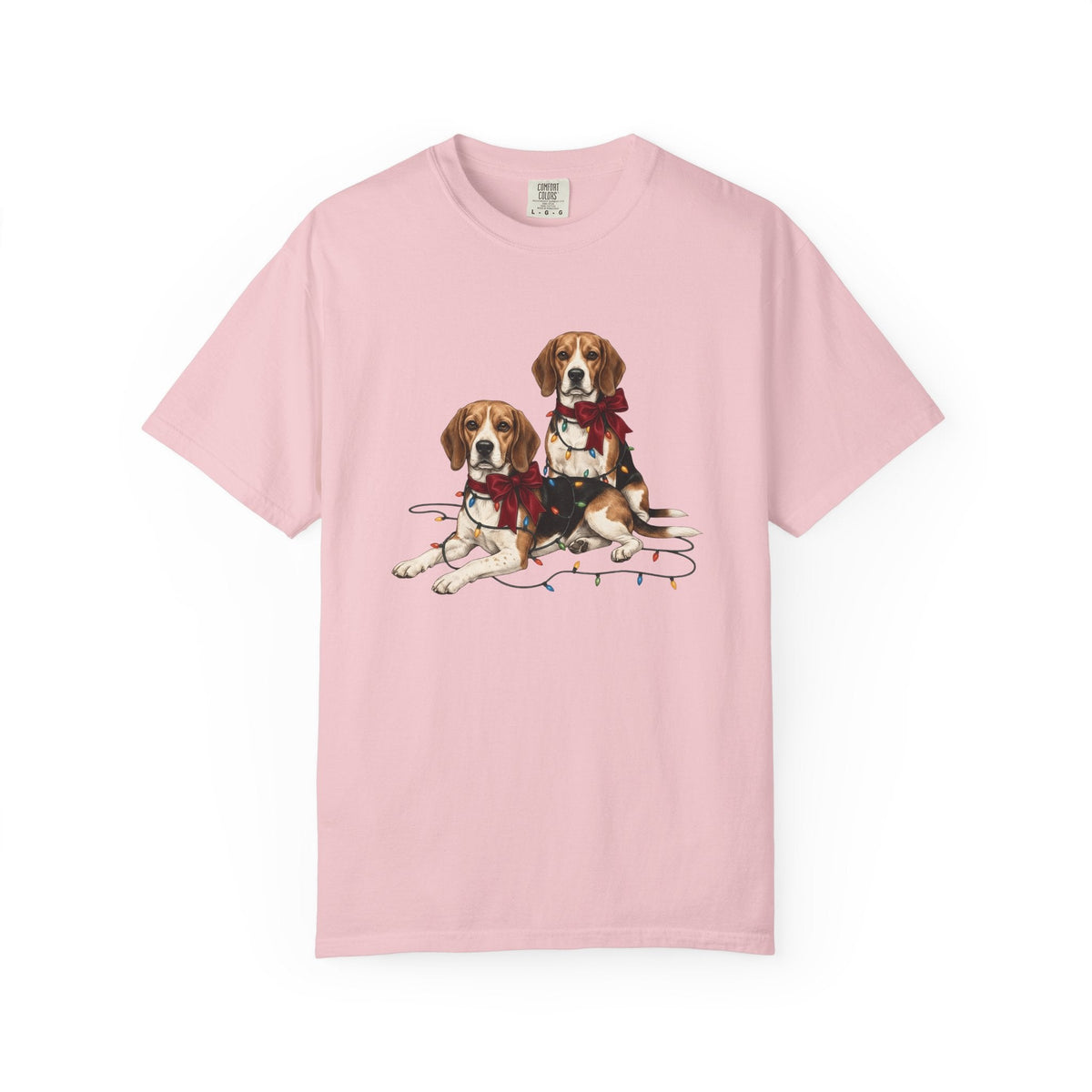 Beagle Dogs Shirt Dog Holiday Unisex Gift Realistic Tee product image 3