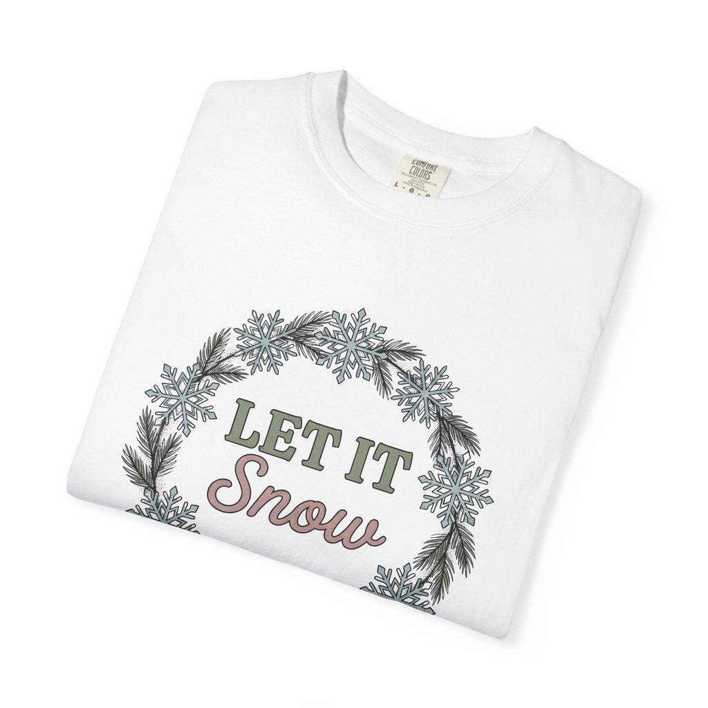 Snowflake Ring Shirt Christmas Cold Unisex Gift Cartoon Tee Jewelry T-Shirt Xmas