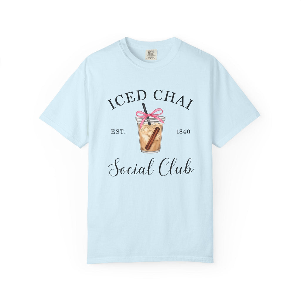 Iced Chai Cup Shirt Coffee Tea Unisex Gift Hand Drawn Tee Chai Mug T-Shirt