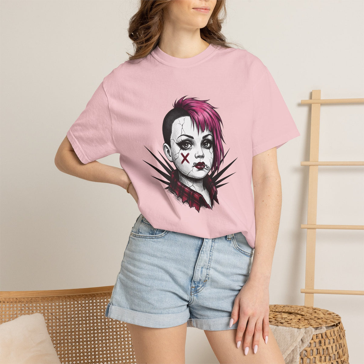 Rebellious Girl Shirt Punk Apparel Gift for Women Urban Tee product image 12