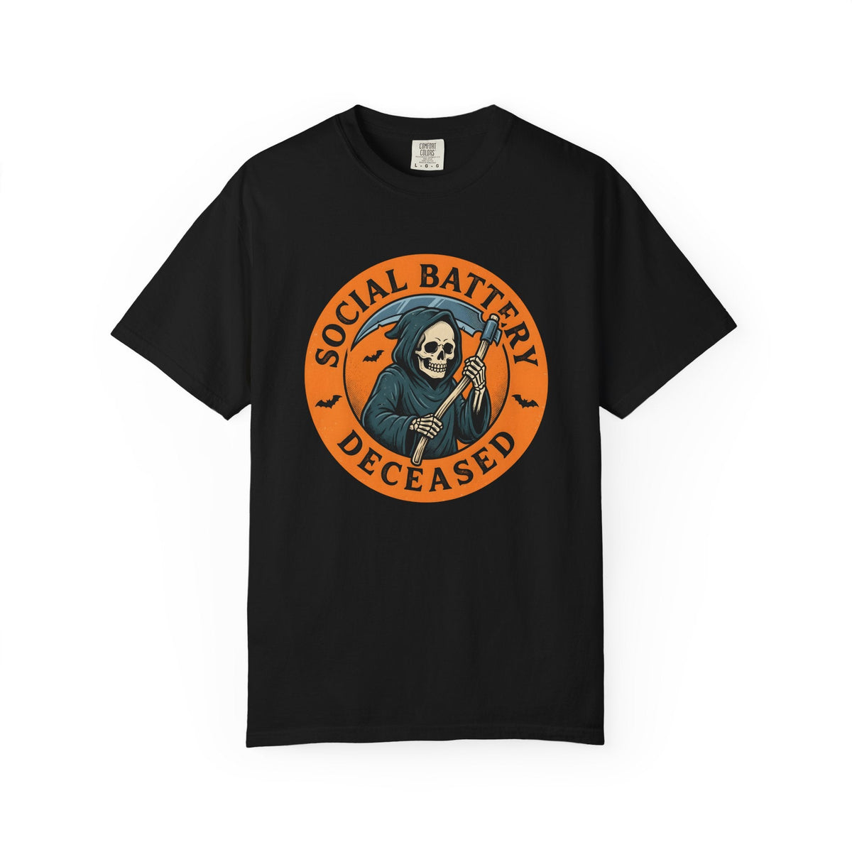 Grim Reaper Shirt Halloween Goth Unisex Gift Vintage Tee product image 4