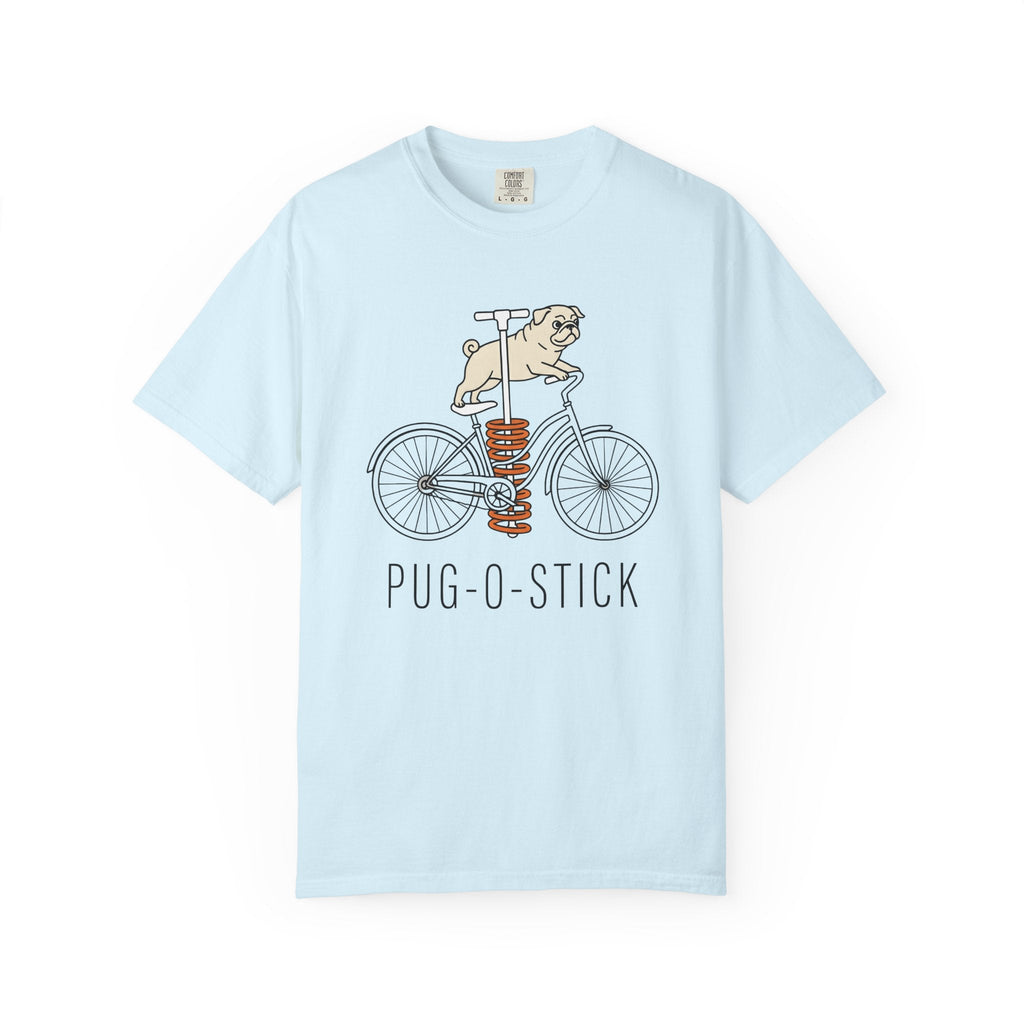 Pug Bicycle Shirt Funny Dog Unisex Gift Cartoon Tee Doggy product image 2