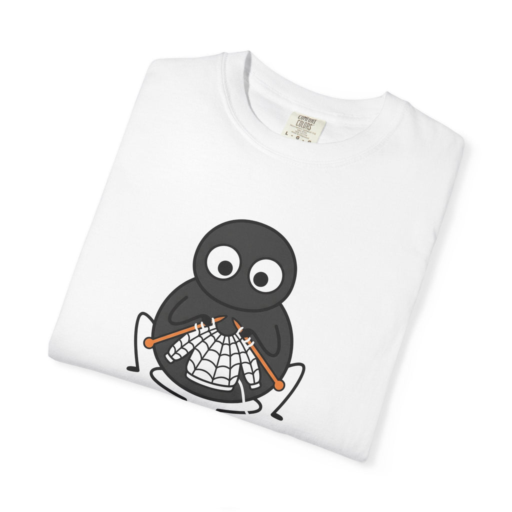 Spider Knitting Shirt Halloween Geek Unisex Gift Cartoon product image 5
