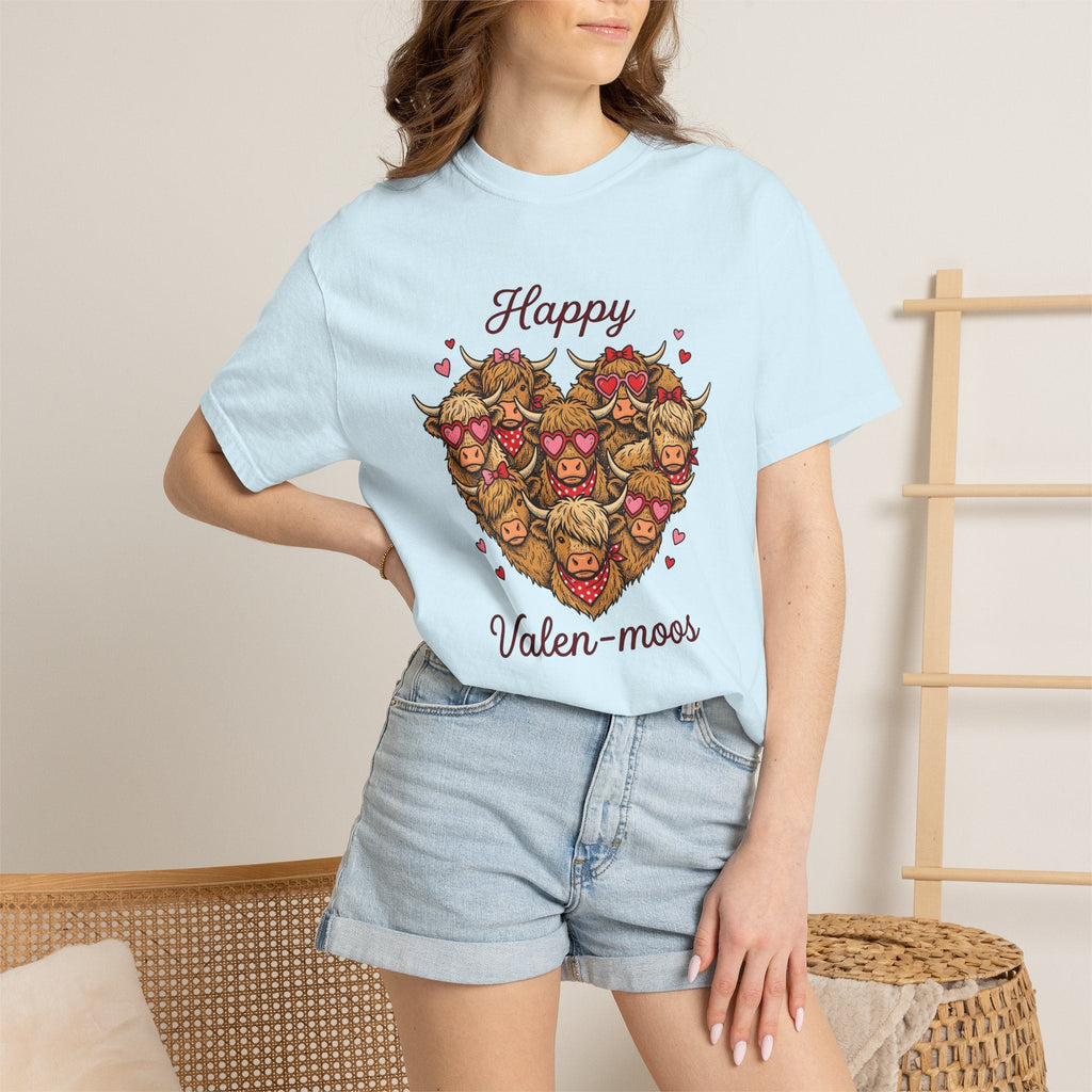 Highland Cows Shirt St Valentines Day Animal Gift Women product image 9