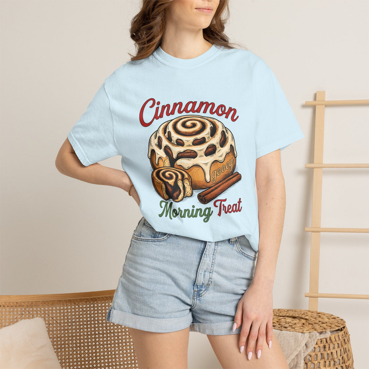 Cinnamon Roll Shirt Desserts Brunch Unisex Gift Sketch Tee product image 9