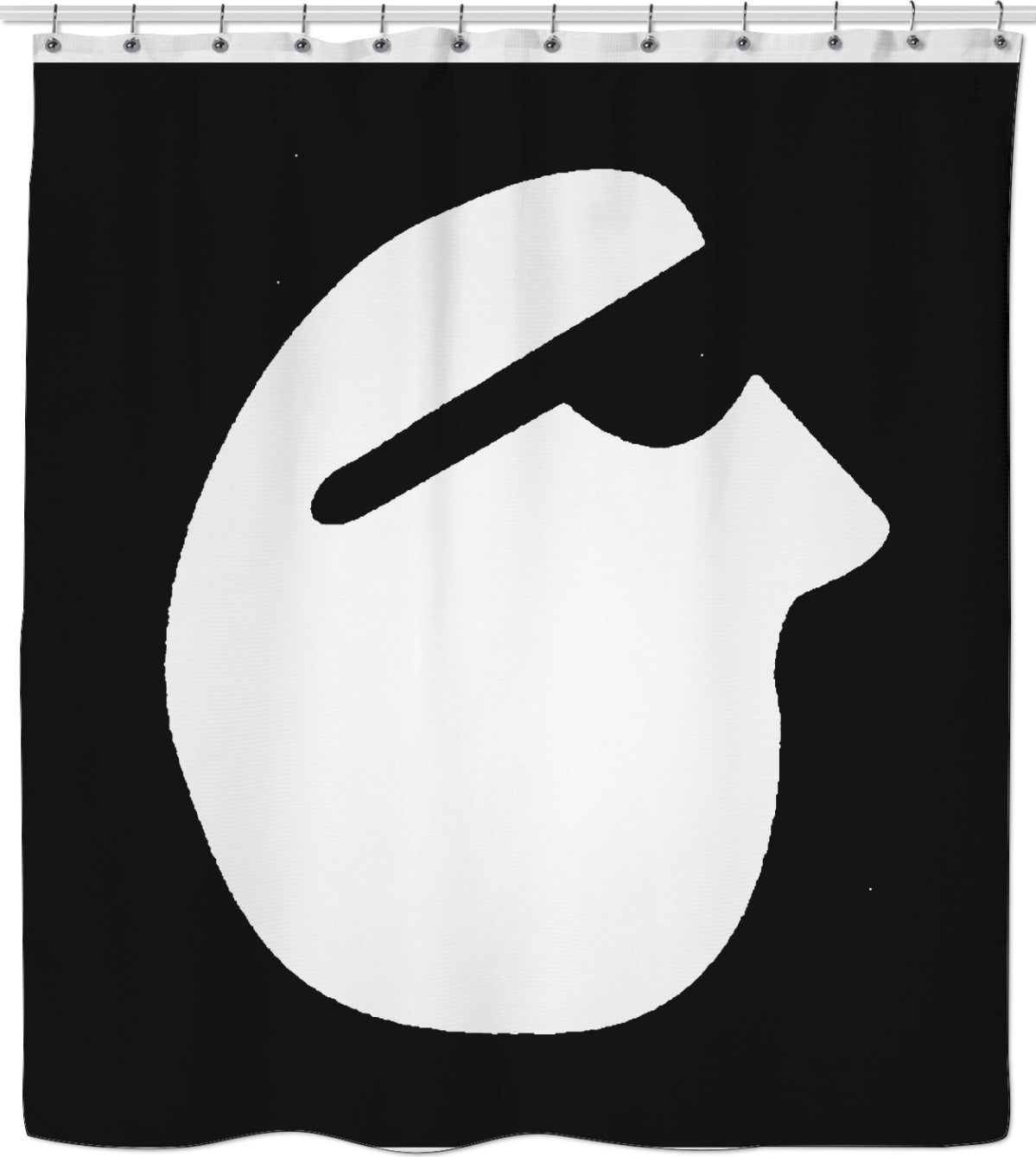 SUNNYDAYZE LOGO SHOWER CURTAIN I